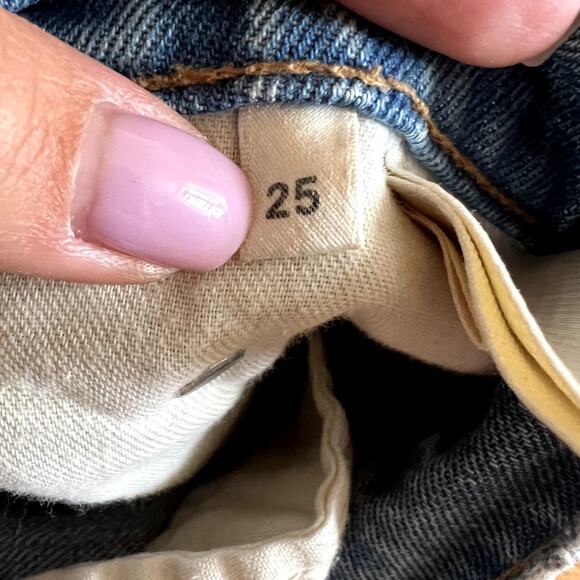 reformation cynthia high rise relaxed jeans aegean size 25 DR - Picture 4 of 7